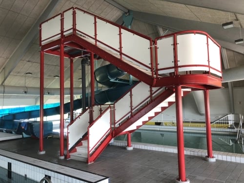 Trappe til Ulfborg Svømmehal